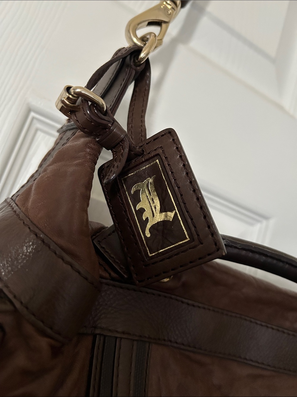 L.A.M.B. By Gwen Stefani Brown Leather bag - Picture 3 of 10